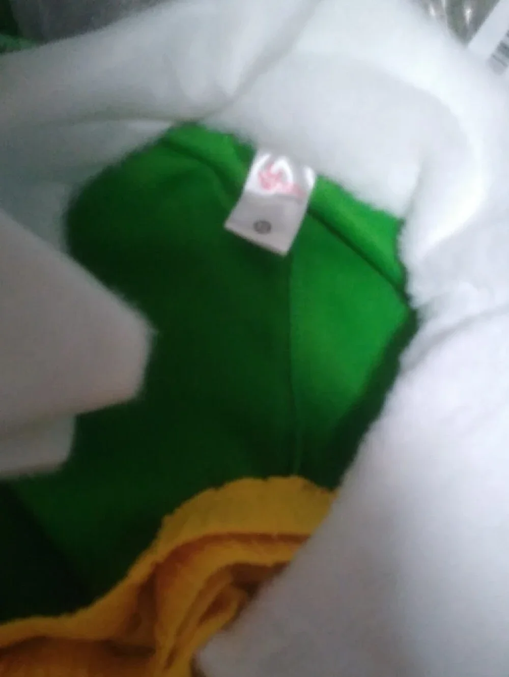 Green Elf Costume Set with Yellow Tights